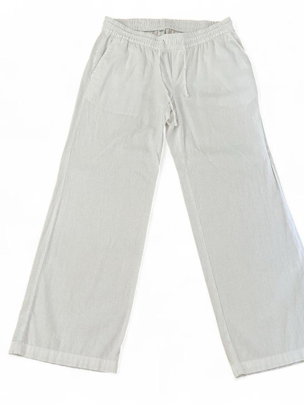 Old Navy Petite Elastic Waist Pull-On Pants - White